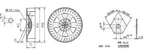 シロッコファン平面図2
